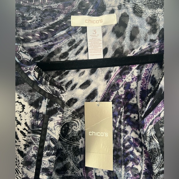 Chico’s women’s open front blazer - Picture 3 of 4